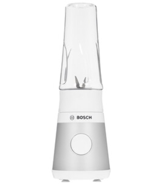 Блендер стационарный Bosch MMB2111T серебристый, 450 Вт, 1 скорость