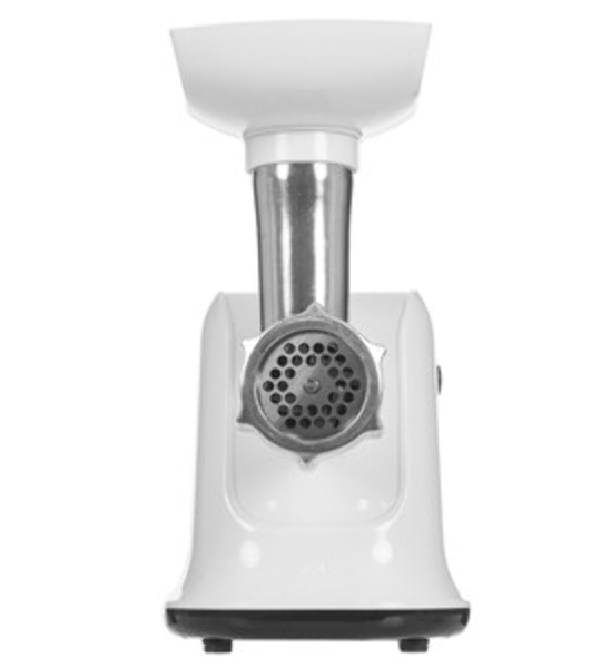 Мясорубка электрическая Sakura SA-6420W белый, 1500 Вт, 1.2 кг/мин, реверс, защита от перегрузки, насадки - 1