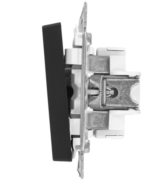 Systeme Electric AtlasDesign Жемчуг Выключатель 1-клавишный с подсвет.,сх.1а, 10АХ, мех., быстрозажим. клем.