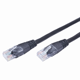Патч-корд FTP Cablexpert cat.6, 1м, литой, многожильный, черный