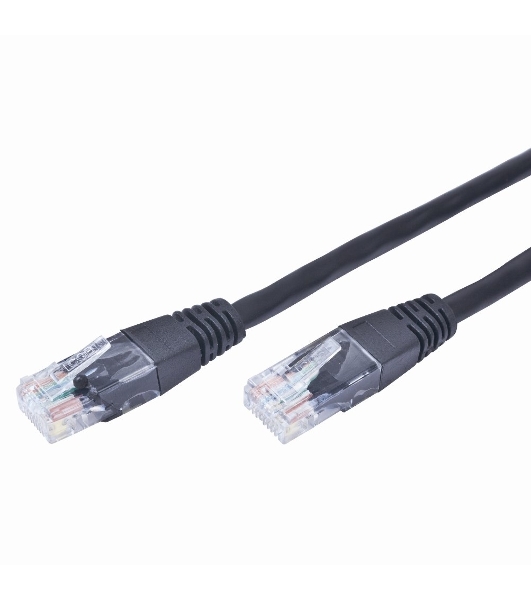 Патч-корд FTP Cablexpert cat.6, 1м, литой, многожильный, черный