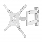 Кронштейн ONKRON/32-55' макс. 400x400, 2 колена, наклон -5º+8º, поворот 180º макс, от стены 55-500мм, белый, фото2
