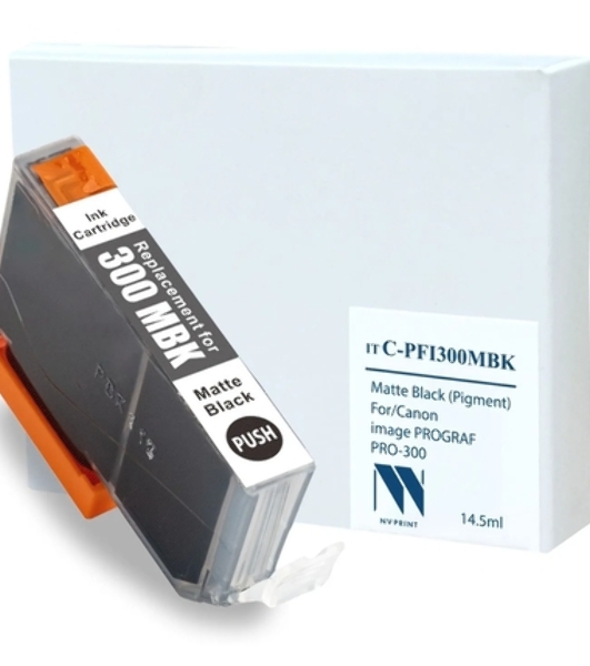 Картридж струйный NVPrint C-PFI300 MBK для Canon imagePROGRAF PRO-300