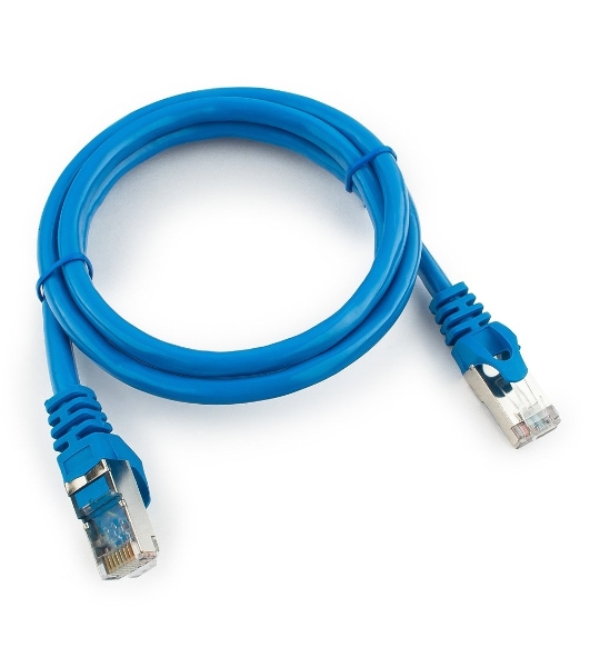 Патч-корд FTP Cablexpert cat.6, 1м, литой, многожильный, черный