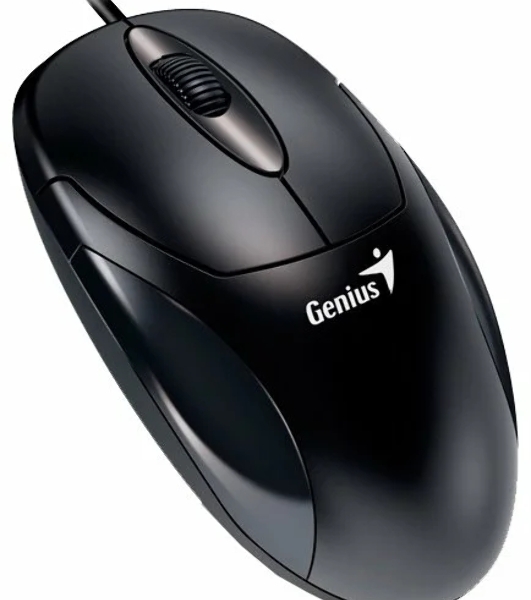Мышь проводная Genius XScroll V3 черный, 1000 dpi, USB, кнопки - 3