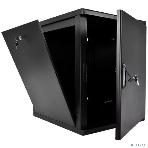Шкаф телекоммуникационный настенный разборный ЦМО 15U (600 x 650) съемные стенки, дверь металл, черный (ШРН-М-15.650.1-9005), фото3