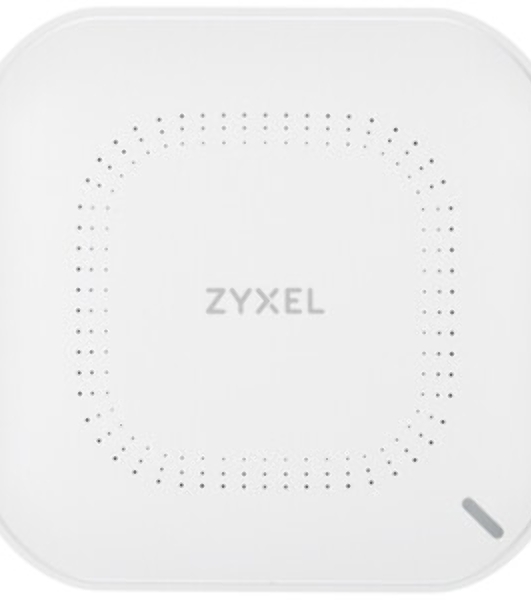 Гибридная точка доступа Zyxel NebulaFlex NWA50AX, WiFi 6, 802.11a/b/g/n/ac/ax (2,4 и 5 ГГц), MU-MIMO, антенны 2x2, до 575+1200 Мбит/с, 1xLAN GE, PoE, без поддержки Captive portal и WPA-Enterprise, защ