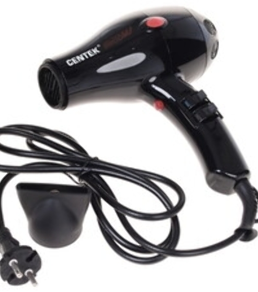 Фен Centek CT-2221 Professional черный, 2200 Вт
