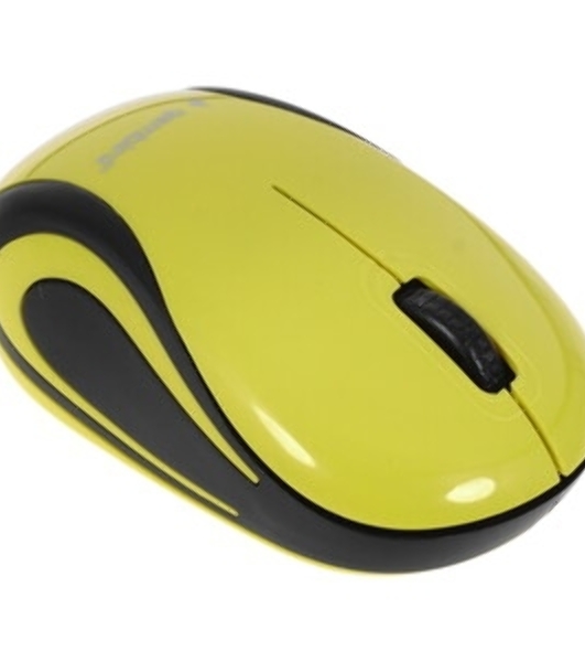 Мышь беспроводная Gembird MUSW-615 желтый, 1200 dpi, радиоканал, USB, кнопки - 3