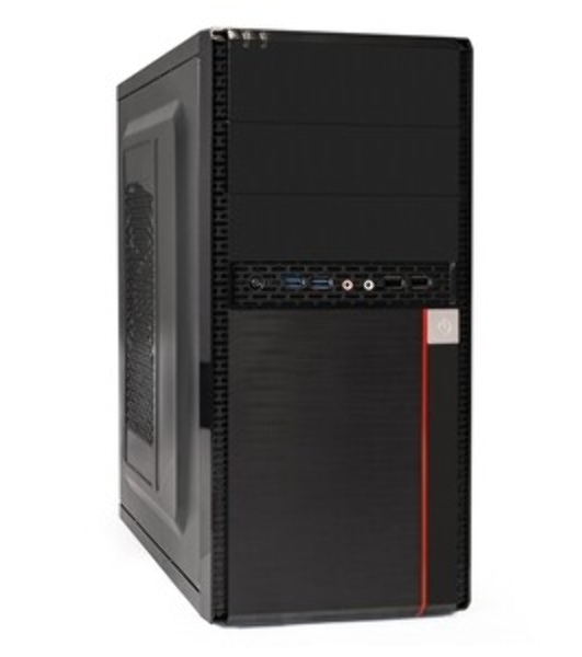 Компьютерный корпус Minitower ExeGate MA-371X-UNS350 (mATX, БП UNS350 с вент. 12см, 2*USB+2*USB 3.0, аудио, черный)
