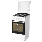 Плита газовая Darina 1B1 GM 441 018 W белый/черный, конфорок 4 шт, духовка 50 л, 50 см x 85 см x 51 см, фото 1
