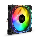 Вентилятор для корпуса ExeGate EX12025H3P4PSU-PWM.ARGb черный, 120 мм, 1800 об/мин, 26 дБ, 4 pin, фото 1