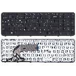 Клавиатура для ноутбука HP 350 G2 черная, фото3