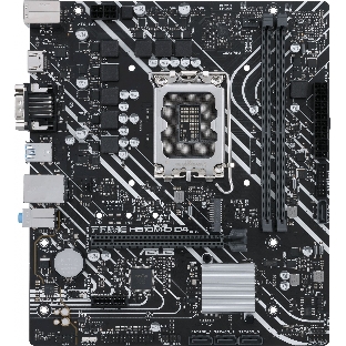 Материнская плата ASUS PRIME H610M-D D4, LGA 1700, Intel H610, 2xDDR4, 4xSATA, 1xM.2, 1xPCIe 4.0 x16, 1xPCI, 1xHDMI, 1xVGA, 1x 1Gb LAN, 2xUSB-A 2.0, 2xUSB-A 3.2 Gen 1, 3x3.5 мм, 7.1, mATX
