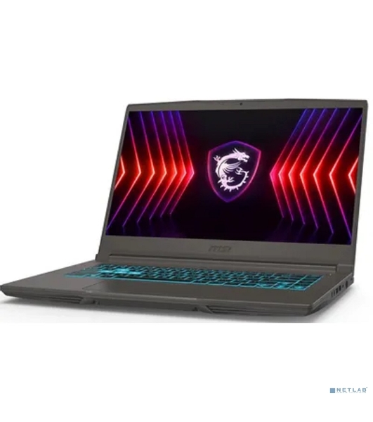 Ноутбук MSI Thin 15 B13VE-3023US Core i5 13420H 16Gb SSD 512Gb NVIDIA GeForce RTX 4050 6Gb 15.6' IPS FHD (1920x1080) Windows 11 Home Multi Language grey WiFi BT Cam
