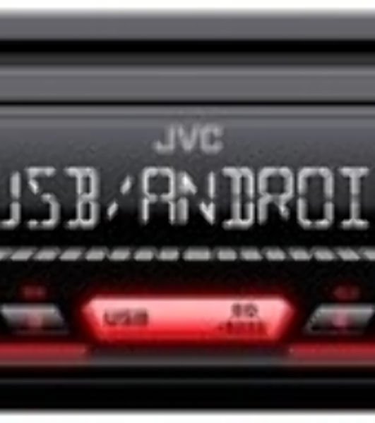 Автомагнитола JVC KD-X152M, 1 DIN, USB Type-A, AUX, съёмная панель