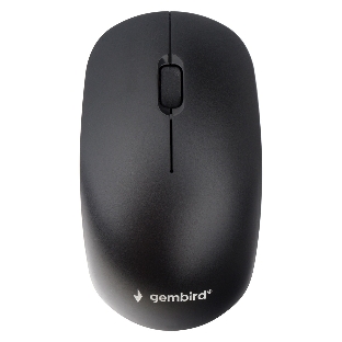 Мышь беспроводная Gembird MUSW-435 черный, 1600 dpi, радиоканал, USB, кнопки - 3