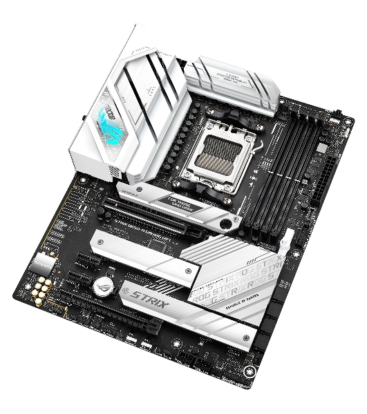 Материнская плата ASUS ROG STRIX B650-A GAMING WIFI, AM5, AMD B650, 4xDDR5, 4xSATA, 3xM.2, 1xPCIe 4.0 x16, 1xPCIe 4.0 x4, 1xHDMI, 1xDP, 1x 2.5Gb LAN, 3xUSB-A 3.2 Gen 2, 4xUSB 2.0, 5x3.5 мм, 7.1, Standard-ATX