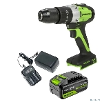Дрель-шуруповерт GREENWORKS GD24DD60, 24 В, 0 Ач, 60 Нм, бесщеточный, ударный, фото8