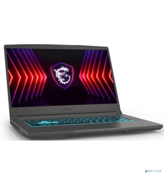 Ноутбук MSI Thin 15 B13VE-3023US Core i5 13420H 16Gb SSD 512Gb NVIDIA GeForce RTX 4050 6Gb 15.6' IPS FHD (1920x1080) Windows 11 Home Multi Language grey WiFi BT Cam