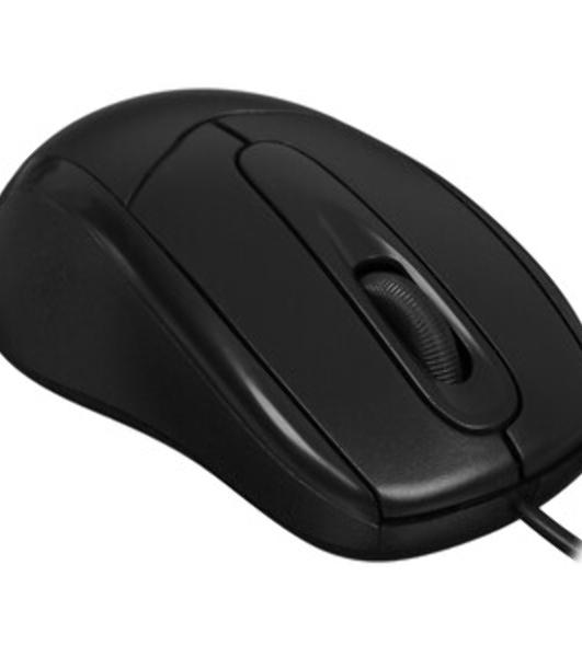 Мышь проводная Defender Standard MB-580 черный, 1000 dpi, USB, кнопки - 3