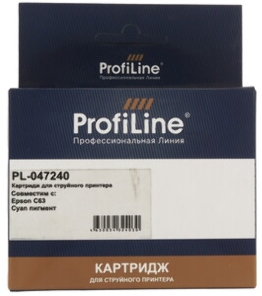 Картридж струйный ProfiLine PL-047240 для принтеров Epson StylusC63 Cyan пигмент