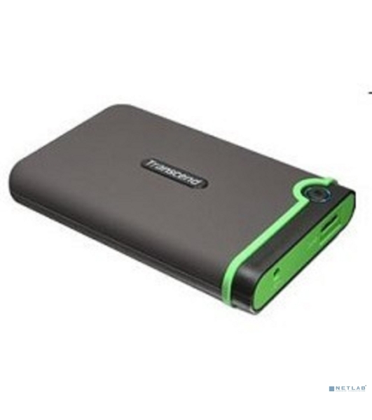 Внешний HDD 2.5' Transcend StoreJet 25M3, 1TB, USB 3.2 Gen 1 Type-A, 5400 rpm, серый