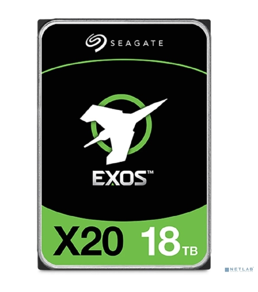 Жесткий диск Seagate 3.5'; 18TB Exos X20 ST18000NM003D SATA 6Gb/s, 7200rpm, 256MB