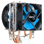 Кулер для процессора AeroCool/Formula Verkho 2 Dual серебристый, 90 мм, алюминий/медь, 2000 об/мин, 25 дБ, 4 pin, 120 Вт, 135 мм, фото 1