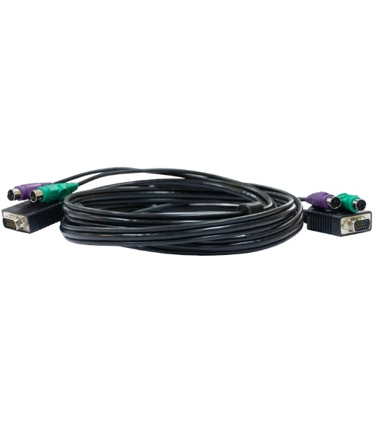Кабель D-Link DKVM-CB3/A3A KVM длиной 3 м с разъемами PS2