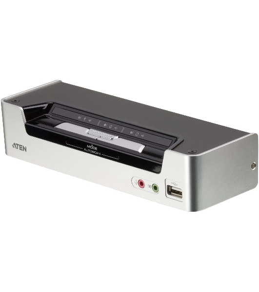 Переключатель, электрон., KVM+Audio+USB 2.0, 1 user USB+HDMI => 2 cpu USB+HDMI, соШнур. USB 2х1.8м., настол., исп.стандарт, без OSD, некаскад.. CUBIQ 2 PORT HDMI KVMP SWITCH W/1.8M