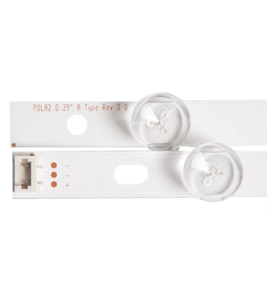 Светодиодная подсветка для телевизоров LG 39LN, AGF78400401, POLA2.0 39 (комплект, 8 шт)