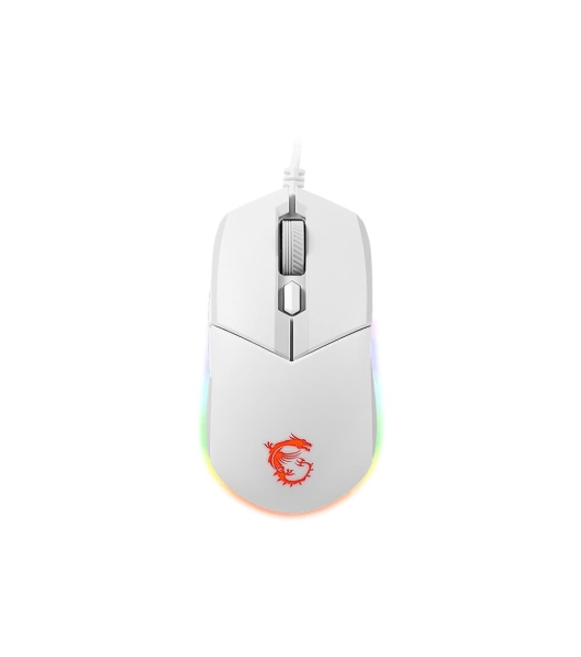 Мышь проводная MSI Clutch GM11 белый, 5000 dpi, USB, кнопки - 6