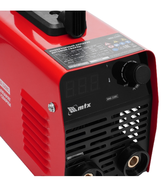 Инверторный аппарат дуговой сварки MTX MMA-220BS, 220 А, ПВ 60%