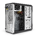 Компьютерный корпус Minitower ExeGate BA-204U-UNS400 (mATX, БП UNS400 с вент. 12см, 2хUSB+2хUSB 3.0, аудио, черный), фото9