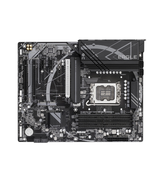Материнская плата Gigabyte Z790 EAGLE, LGA 1700, Intel Z790, 4xDDR5, 4xSATA, 3xM.2, 1xPCIe 5.0 x16, 1xPCIe 4.0 x4, 1xPCIe 3.0 x1, 1xHDMI, 1xDP, 1x 2.5Gb LAN, 4xUSB-A 3.2 Gen 1, 1xUSB-A 3.2 Gen 2, 2xUSB-A 2.0, 1xUSB-C 3.2 Gen 2, 3x3.5 мм, 7.1, ATX