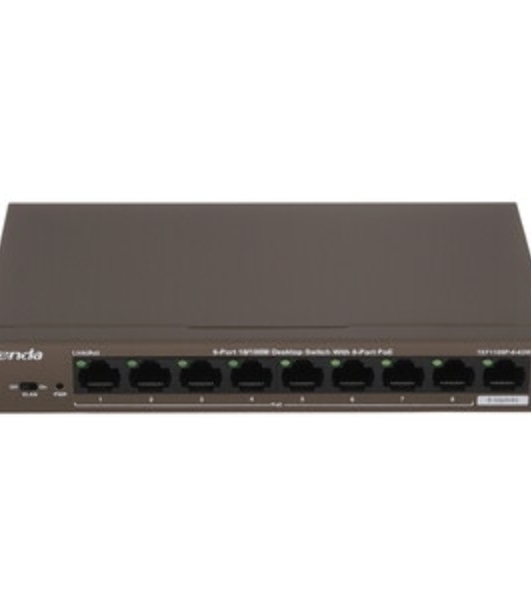 Коммутатор 9PORT 10/100M POE TEF1109P-8-63W Tenda