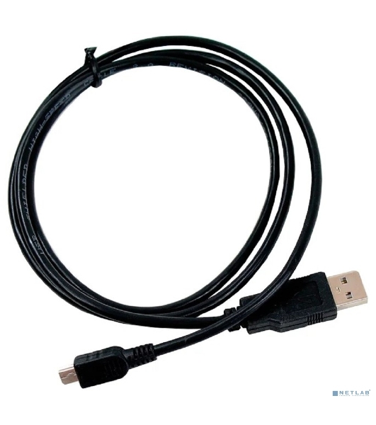 Кабель USB 2.0 A-->mini-B 5P (1м) черный TELECOM/VCOM TC6911BK-1.0M