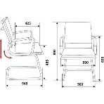 Кресло Бюрократ CH-993-Low-V/Camel светло-коричневый, экокожа, 120 кг, механизм качания, низкая спинка, фото12