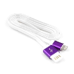 Кабель Gembird USB 2.0 Cablexpert AM/Lightning 8P, 1м, силиконовый шнур, разъемы фиолетовый металлик, пакет, фото6
