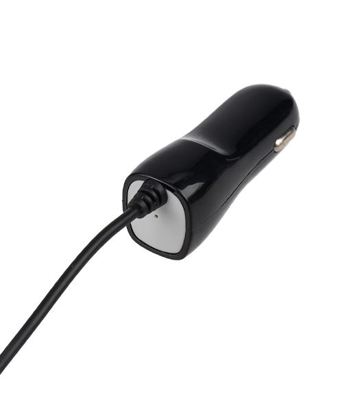 Автозарядка в прикуриватель Rexant microUSB (АЗУ) (5 V, 1000 mA) шнур спираль 1.2 м черный