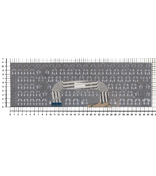 Клавиатура для ноутбука Asus VivoBook 17 X705U белая