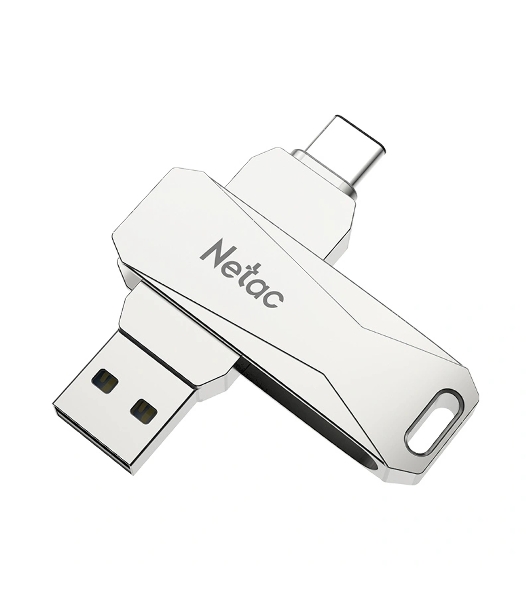 Флешка USB Netac U782C NT03U782C-032G-30PN dual USB 3.0+TypeC 32Gb, retail version