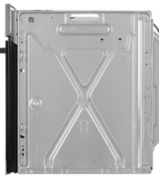 Встраиваемый духовой шкаф Electrolux EOF5H50BX, Электрический духовой шкаф с конвекцией, приготовление на пару, объем 65 л, 8 режимов, очистка каталитическая, 2 стекла в дверце, направляющие проволочные, нержавеющая сталь