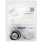 Переходник Cablexpert VGA-DVI, 15M/25F, черный, пакет (A-VGAM-DVIF-01), фото10