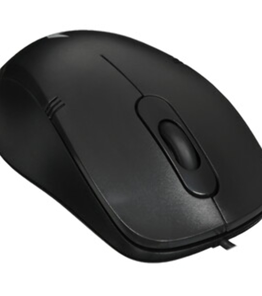 Мышь проводная Gembird MOP-100 черный, 1000 dpi, USB, кнопки - 3