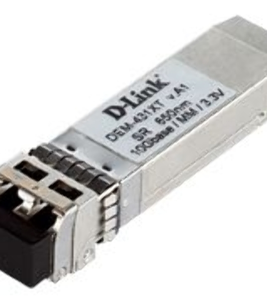Трансивер D-Link 431XT/B1A, SFP+ Transceiver with 1 10GBase-SR port.Up to 300m, multi-mode Fiber, Duplex LC connector, Transmitting and Receiving wavelength: 850nm, 3.3V power