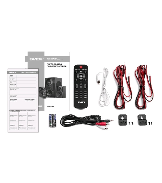 Акустическая система SVEN AC MS-2055, черный (55Вт, FM-тюнер, USB/SD, дисплей, ПДУ, Bluetooth)
