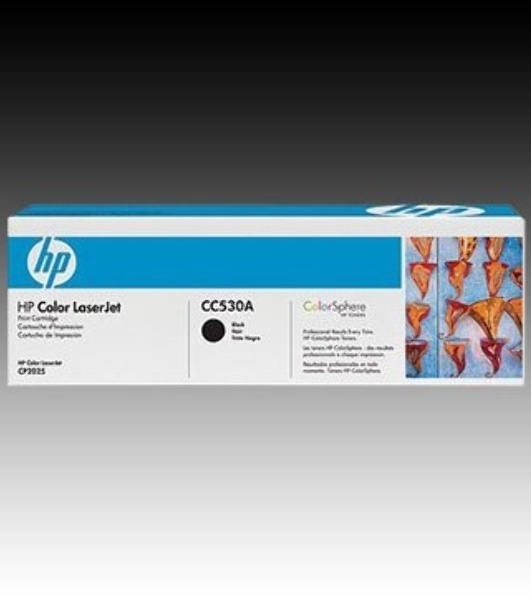 Картридж лазерный HP CC530A черный для LJ CP2025/CM2320 3500 стр.