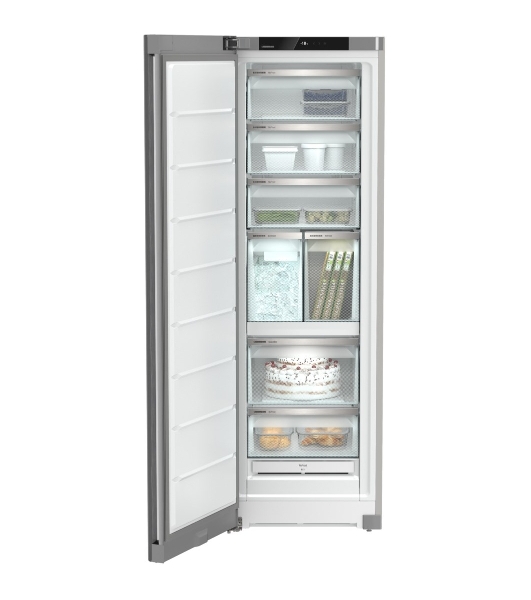 Морозильная камера Liebher часть Side-by-Side XRFsf 5240 и XRFsf 5245, Plus, NoFrost, серебристый, 262л, 7 ящиков